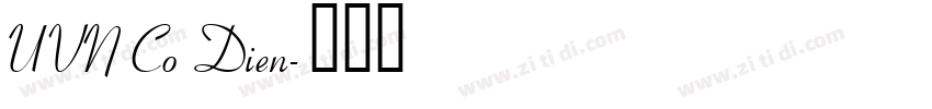 UVN Co Dien字体转换